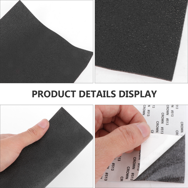 DIY 5 x 7 Inch Grips Material Sheet Rubber Anti Skid Paste for Clean and Easy Application Enhance Grip and Control