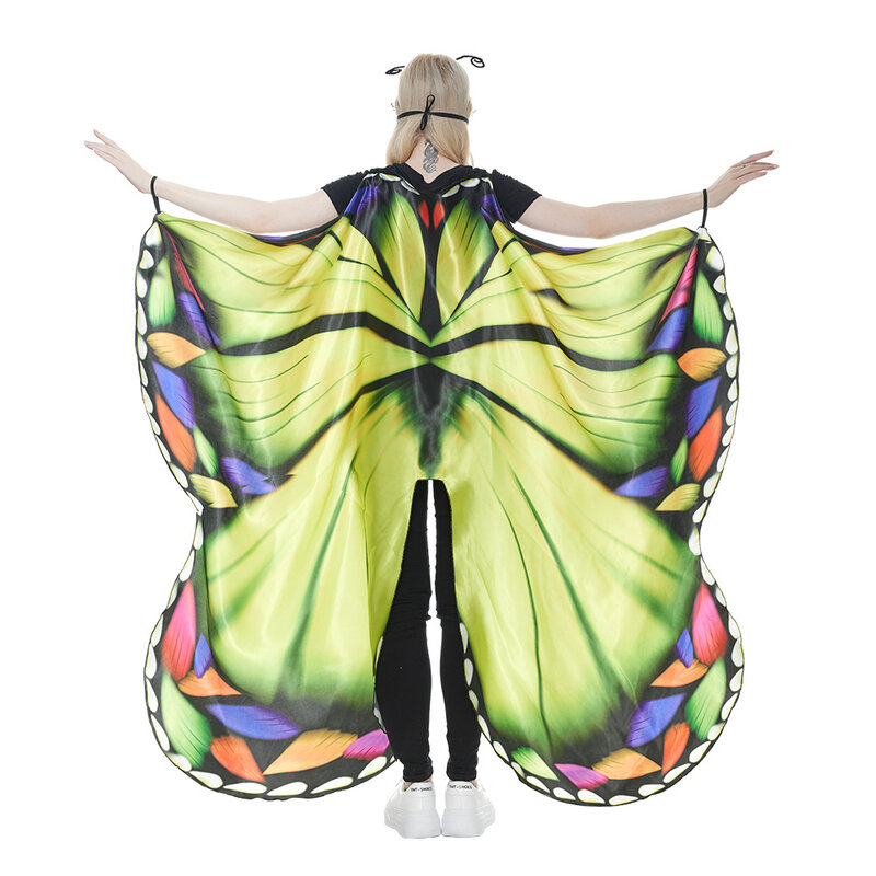Butterfly Cape Animal Shawl Set Halloween Role Play Bar Party Performance Cape