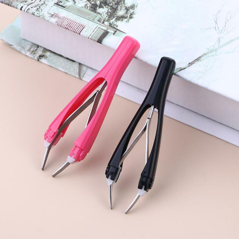 Stainless Steel Slant Tip Eyebrow Pinch Professional Hair Removal Blackhead Removal Makeup Tool Automatic Eyebrow Tweezer