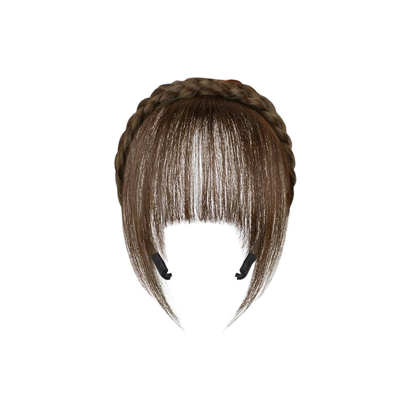 Perücke Pony Haarband synthetisches Haar Fransen Haar verlängerung Frauen Mädchen Clips in Haar verlängerung Haar zubehör Haarteil Clips