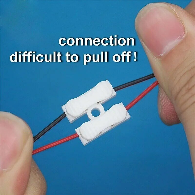 2 Pin CH2 High Pressure Resistant Electrical Cable Connectors Quick Splice Lock Wire Wiring Terminal Safe Splicing Into Wire