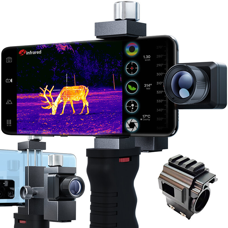 赤外線リモコン付き単眼カメラ,787メートル,暗視,狩猟用熱画像