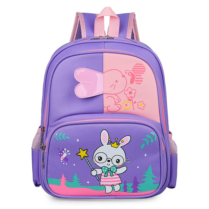 Śliczne dzieci dinozaur małe plecaki nowe chłopięce dziewczęce szkolne torby w przedszkolu Cartoon wzór z królikiem dziecięce torby dziecięce Hot
