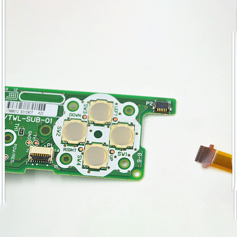 Botones ABXY de interruptor de encendido, placa base de botón de tecla de dirección para DSI LL/XL, placa de interruptor