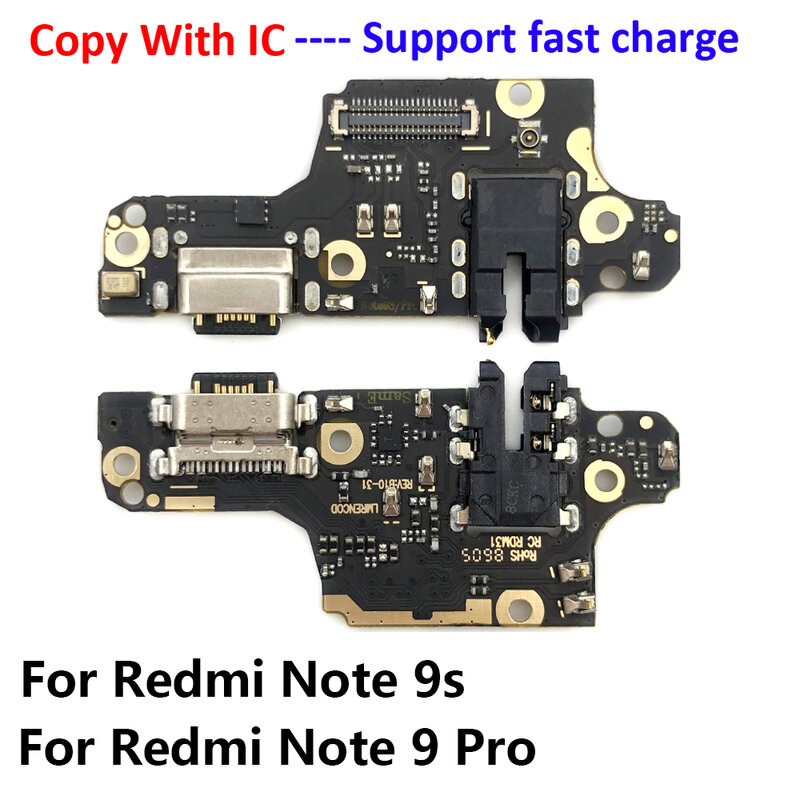 Cổng Sạc USB Ban Flex Cáp Kết Nối Cho Xiaomi Poco X3 M4 Pro M3 Redmi Note 7 8 8T 9S 9 10 10S 11 Pro 4G 5G Micro