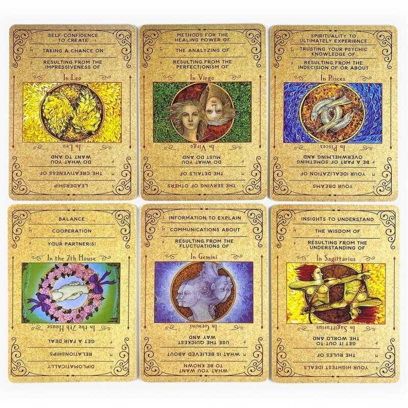 Karma Orakel Karten Freizeit Party Tischs piel Wahrsagerei Prophezeiung Tarot Deck 11*6,5 cm5c