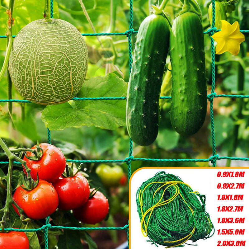 Planten Klimrek Netting Multi-Use Tuin Tuin Steun Net Voor Komkommer Fruit Tomaat Wijnstok Zware Rooster Net