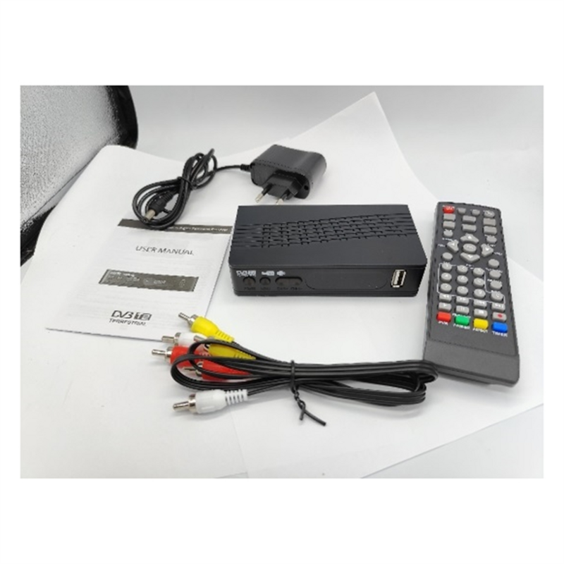 Hd99 Fta Hevc H.264 Dvb T2 Digitale Tv Tuner H.264 Tv-Ontvanger Full Hd Dvbt2 Video Decoder Eu Plug