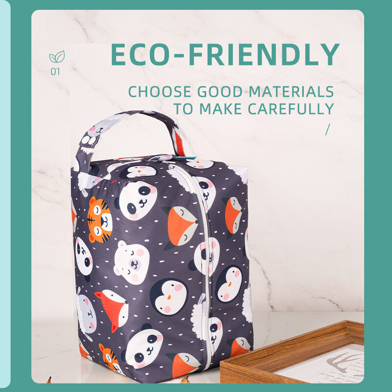 Kangobaby-Bolsa de almacenamiento para manta de bebé, bolsa de viaje multifuncional, lavable y reutilizable, fácil de llevar