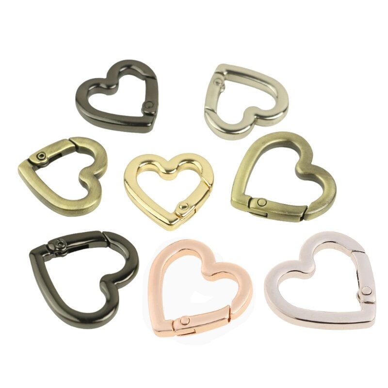ioio Carabiner Heart Clip Clasp Spring Hook Keyring Keys Clips