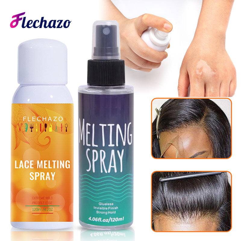 Lace Melting Spray antisudore Lace Bond Spray adesivo Extreme Hold Wig Spray Dry Fast Lace Glue Hold Wig In Place Daily Usd