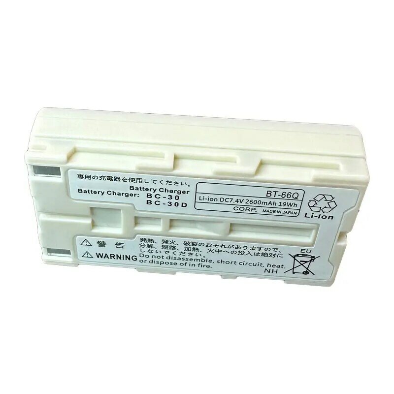 BT-66Q Battery For Top Total Stations FC-200 GPT-7500 Series For RC-3 GMS-2 GPS Survey 7.4V 2600mAh