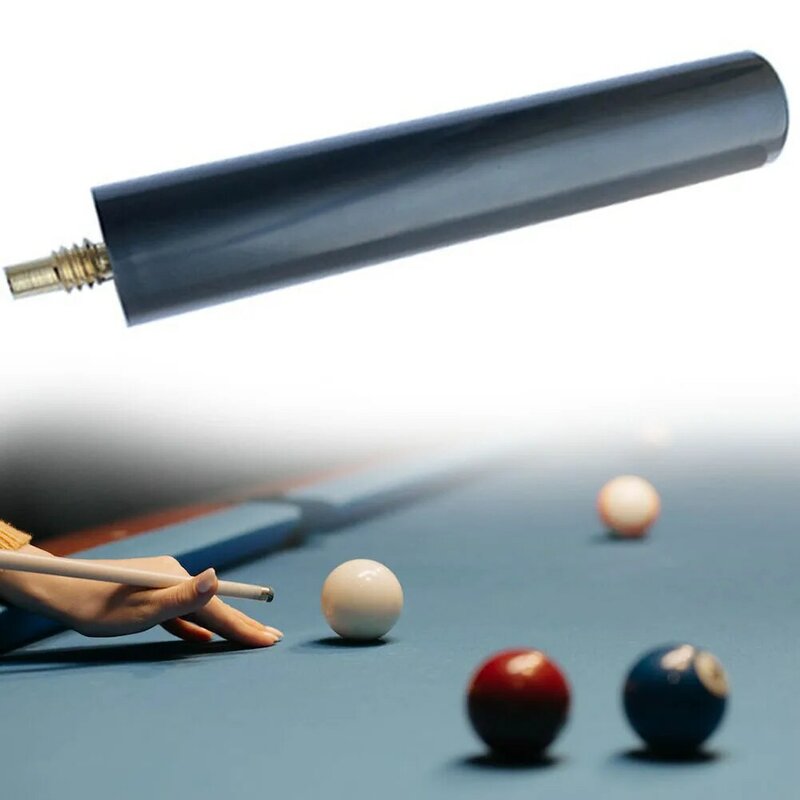 1pc Billiards Cue Extension Plastic Billiards Snooker Cue Extension Butt Extension Cues Handle 15cm Lightweight Billiards Parts