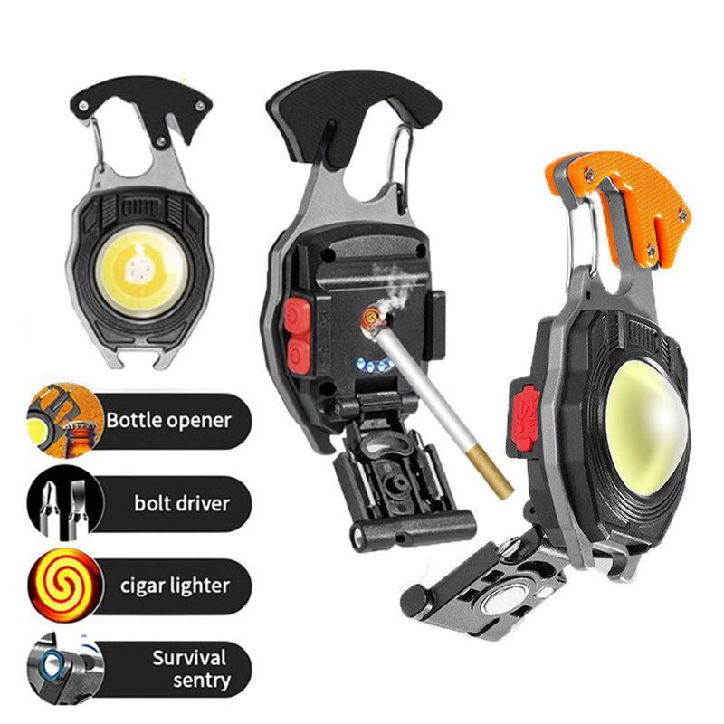Portable Maintenance Keyrings Light Household Emergency Flashlight For Hiking Outdoor