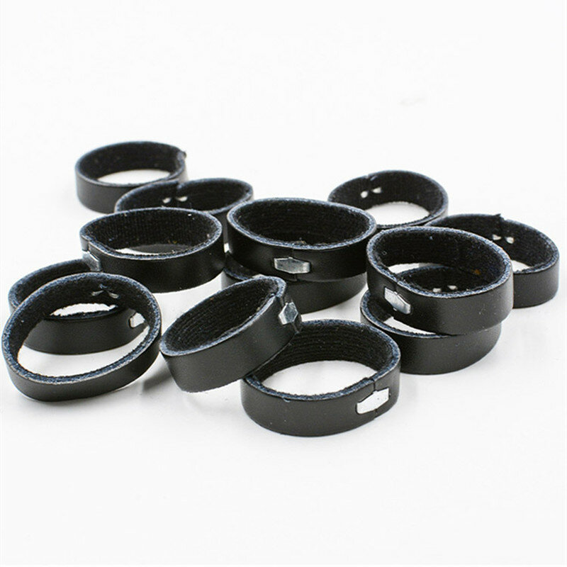 Cinturón de cuero de plástico en forma de D, piezas de hebilla de anillo para cinturón de cuero, costura artesanal, 2/5 piezas, 35/40mm