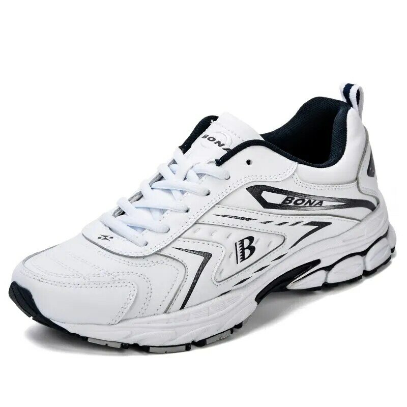 BONA Men Casual Shoes Brand Men Shoes Men Sneakers Flats Comfortable Breathable Microfiber Outdoor Leisure Footwear 35081
