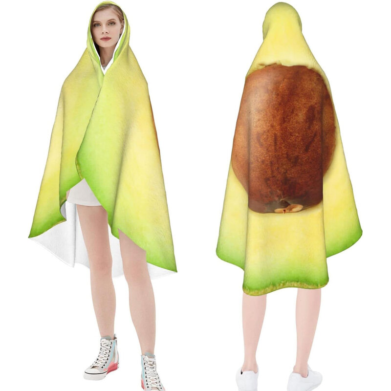 Coperta da lancio circolare, coperta di flanella di frutta, coperta leggera per adulti, coperta per bambini