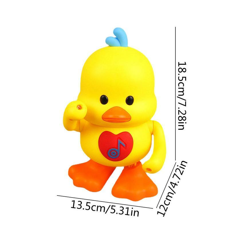 Dancing Duck Toy  Dancing Singing Musical Duck with LED Light Flapping Light Up Dancing Duck Modes for babies children gifts