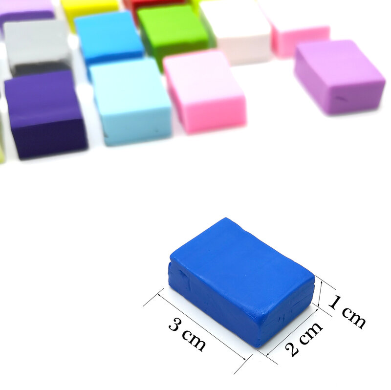 24 kolory 10g mały blokowy rzemiosło artystyczne polimer Fimo gliny zabawki dla dzieci modelowanie gliny dla dzieci
