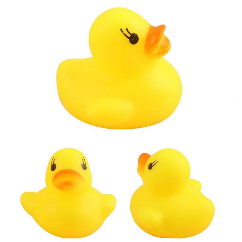 Conjunto de brinquedos de banho em forma de pato para bebês, Squeaky Duck Bath Toy, desenvolvimento auditivo infantil, água, compacto para casa, 5pcs