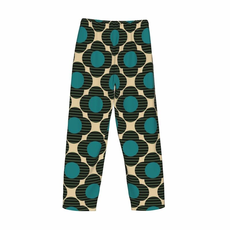 Orla Kiely pantalones de pijama con estampado personalizado para hombre, ropa de dormir Floral escandinava, pantalones de salón para dormir con bolsillos