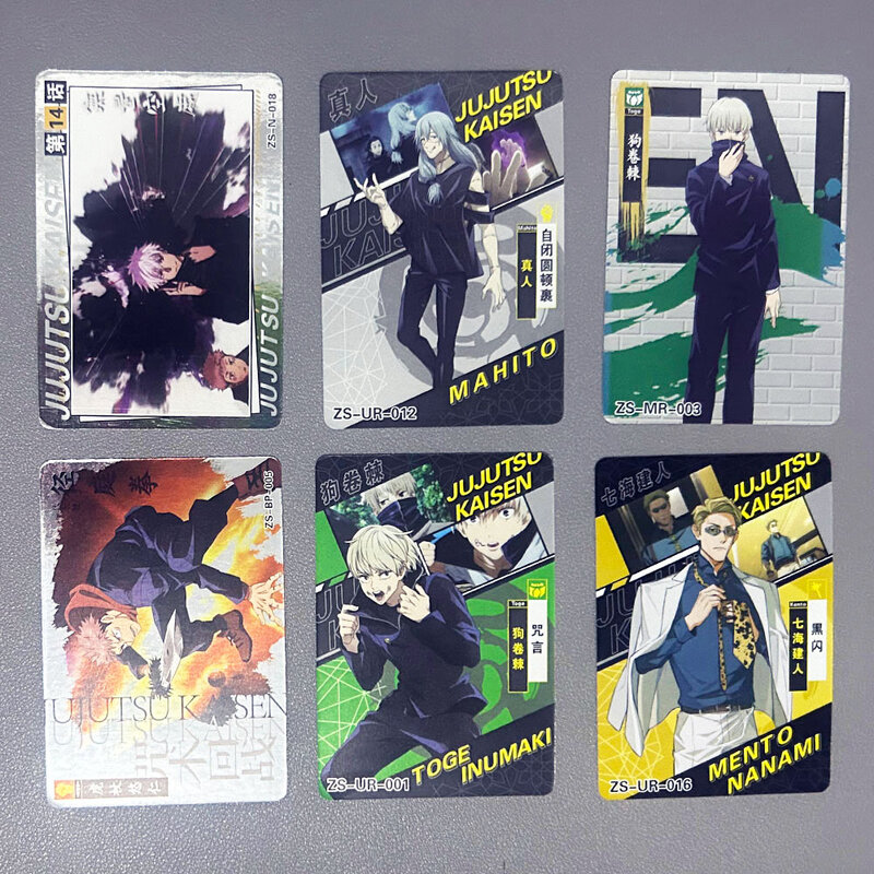 Jujutsu Kaisen coleção cartão, Gojo Satoru, ACG, TCG, CCG, Booster Box Anime japonês, Doujin brinquedos, Hobbies presente, mais novo, atacado