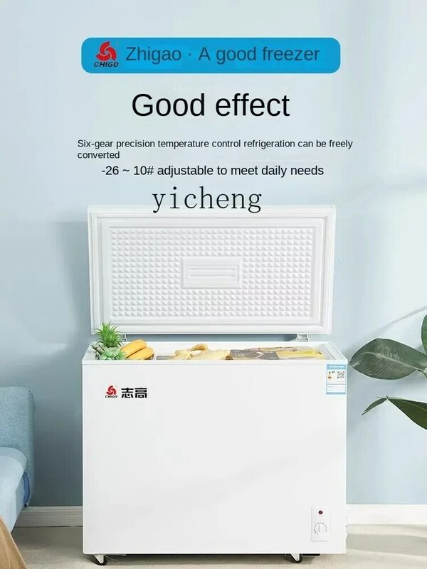 Мини-холодильник ZF, бытовой энергосберегающий мини-холодильник для сохранения свежести и замораживания, морозильник двойного назначения
