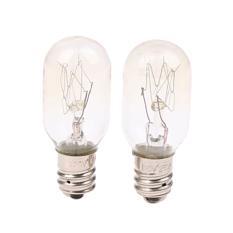 1Pc T20 E12 120V 15W/25W Salt Lamp Globe Bulb Incandescent Bulbs Refrigerator Oven Light Bulbs Replacement Light Bulb