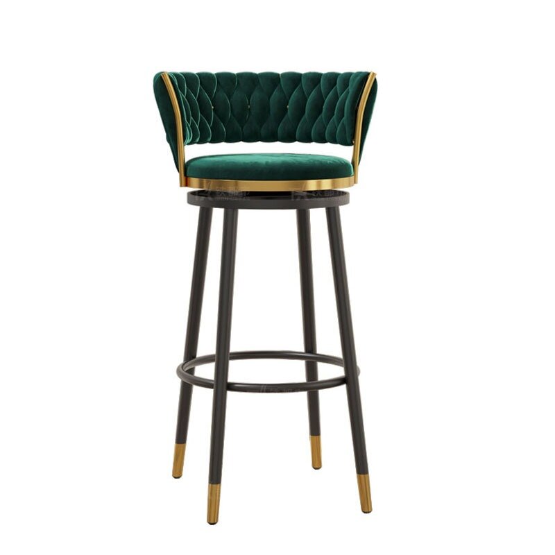 Chaises de bar en métal au design vintage moderne, tabouret de bar, mobilier de restaurant, bistrot nordique, café