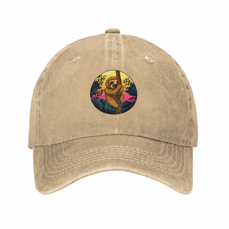 Topi bisbol pohon kungkang lucu, topi bisbol pria wanita, topi koboi Vintage, topi matahari alami