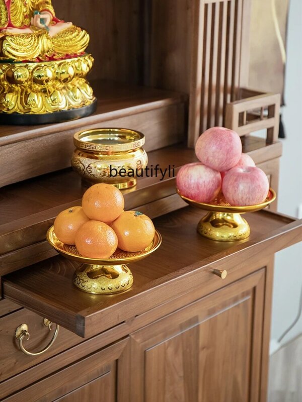 New Chinese Style Solid Wood Home Buddha Statue God of Wealth Worship Table Buddha Shrine furniture