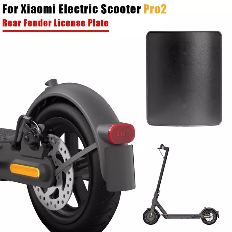 For Electric Scooter Xiaomi M365 Pro 2 E-Scooter Safety Reflective Stickers License Plate Fender Number Plate Holder