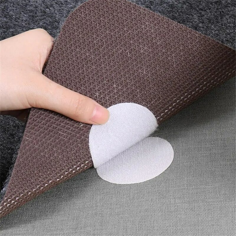 Chiusura a strappo riutilizzabile cuscinetti antiscivolo per tappetini adesivi a punti di fissaggio gancio autoadesivo per temperatura antiscivolo