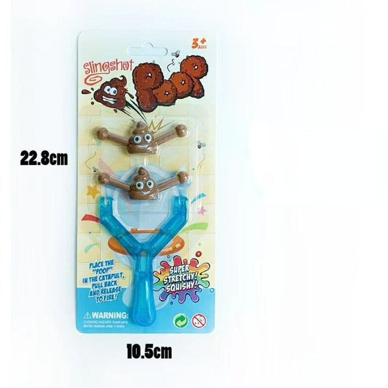 Slingshot Stool Squeeze Toys pour enfants, élastique, bande de caoutchouc, original, farce, instituts soulignés, nouveautés de odor, cadeaux drôles