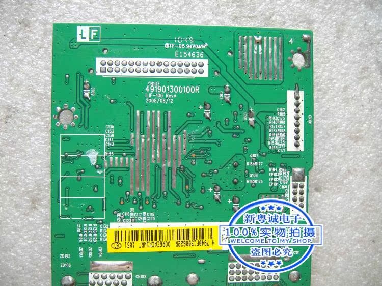 Placa base de controlador G195W/WV/WL, 491901300100R, ILIF-100