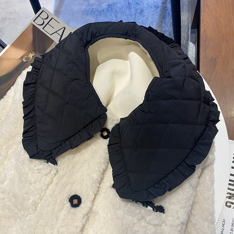 Jaqueta curta de pele de cordeiro solta para mulheres, pele integrada, boneca collarTrendy falso casaco, 2023