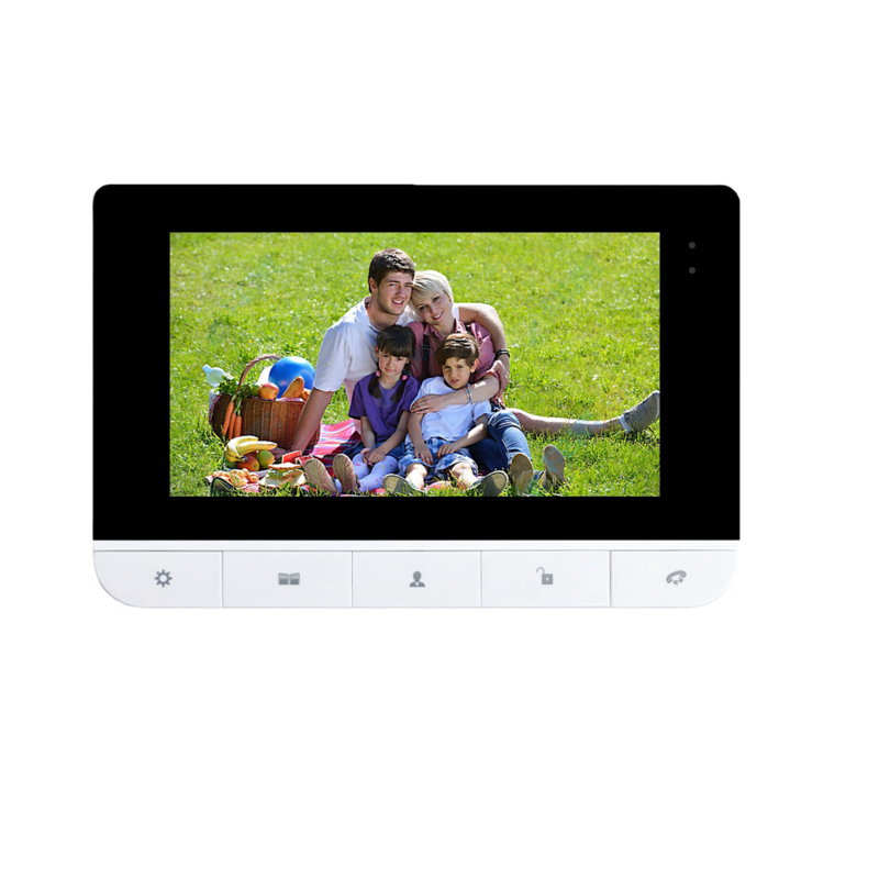 메모리 지지대 포함 4 와이어 빌라 비디오 문짝 폰, 32GB SD 카드, 2024 새로운 디자인 패션