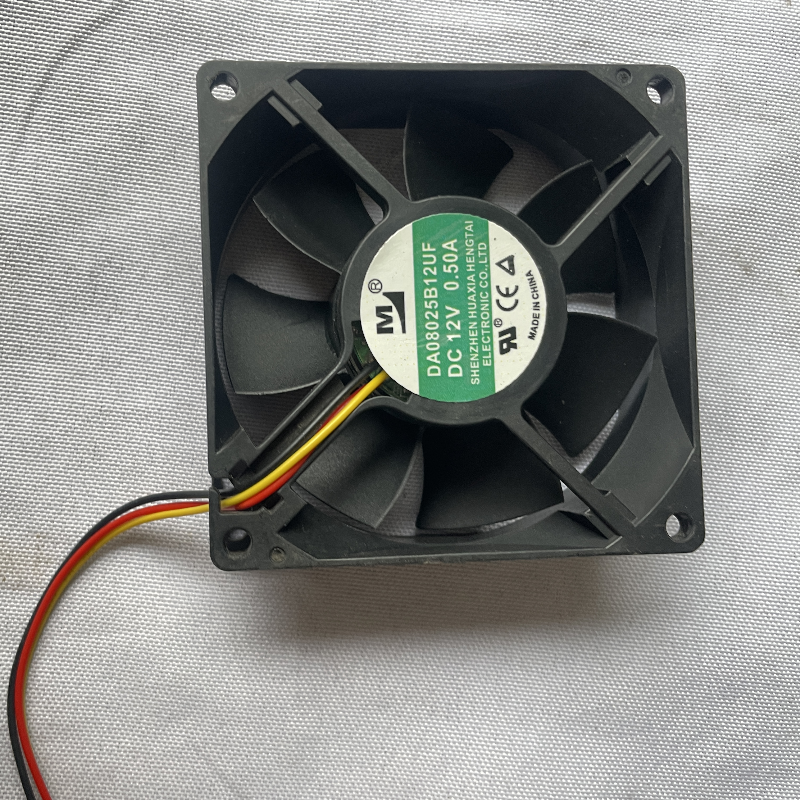 DA08025B12UF 8025 12V 0.50A 8cm Вентилятор охлаждения инвертор шасси вентилятор питания