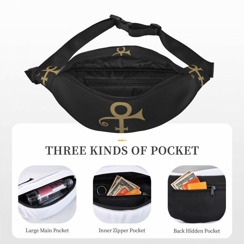 Prince Paisley Park Unisex Waist Bag Multifunction Sling Crossbody Bags Chest Bags Short Trip Waist Pack