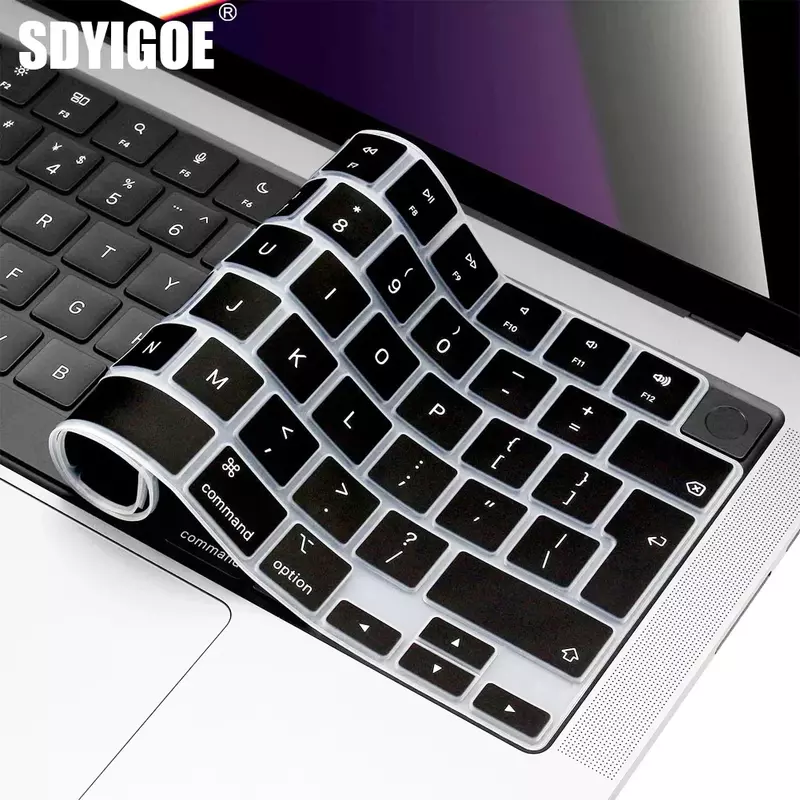 Tampa do teclado para Macbook Pro, novo M2, M3, Air 13 ", 15", 13 ", 16", 12 "Skin, Reino Unido, Layout dos EUA, A2681, A2442, A3113, a2780, A3114, 2005-2022
