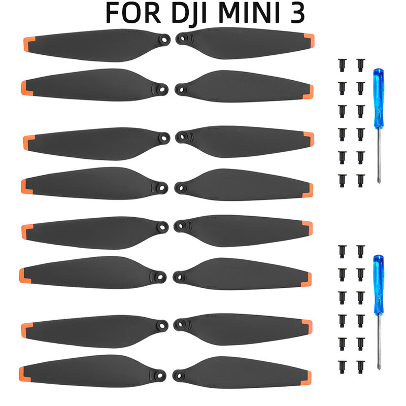 Hélice para DJI Mini 3 con tornillos Drone Wing peso ligero 6030F Blade Props repuestos para DJI Mini 3 accesorio de fácil instalación