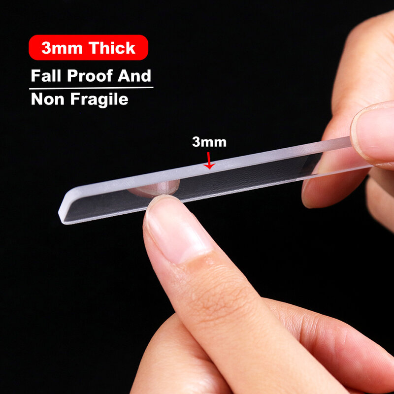 1 stück Set Professionelle Nano Glas Nagel Datei Transparent Schleifen Polieren Schleifen Maniküre Werkzeug Nicht Zerbrechlich Geruchlos