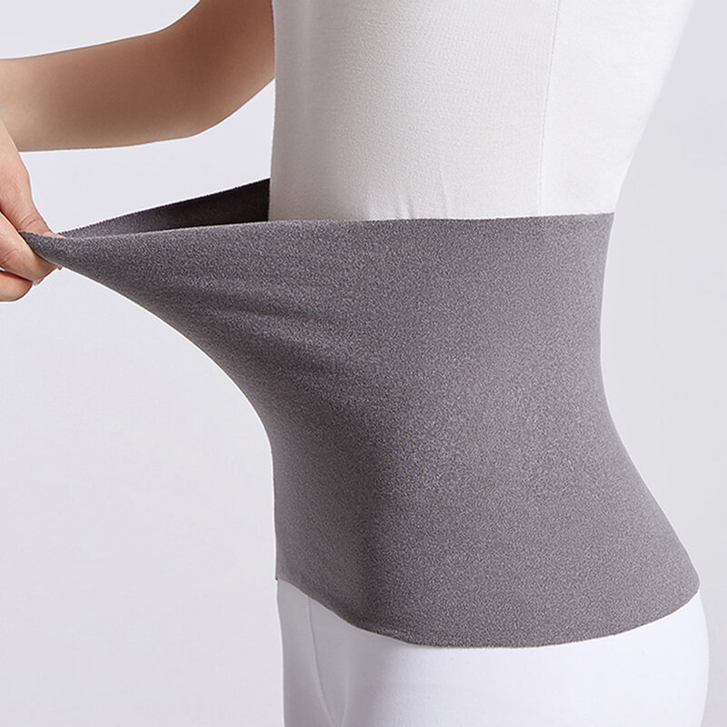 Unisex Elastic Cotton Belly Protector Belt, Cintura Quente, Cinto de Cor Sólida, Cinto Térmico, Soft Inner Wear, Mulheres, Inverno, Outono