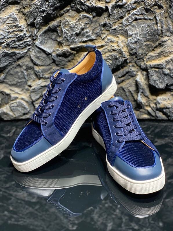 Germuss Luxury Designer Shoes Casual Blue Men Trainers Shoes Brand Driving Outdoor Sapato Hand Made Holiday Gift Zapatos Hombre