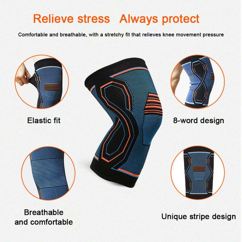 Sportowe ochraniacze na kolana wygodne w noszeniu torby Opp sprzęt Fitness nakolannik ochraniacze na kolana wsparcia oddychającego nylonu