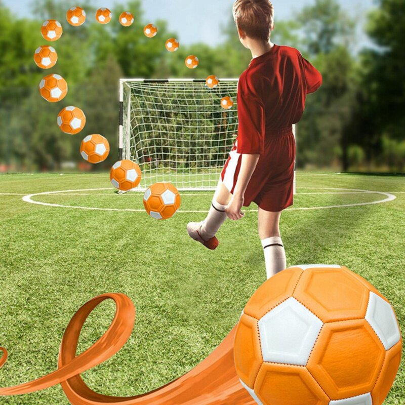Piłka nożna zabawka Kicker piłka magiczna krzywa świetny prezent dla dzieci idealny na mecz lub grę na świeżym powietrzu