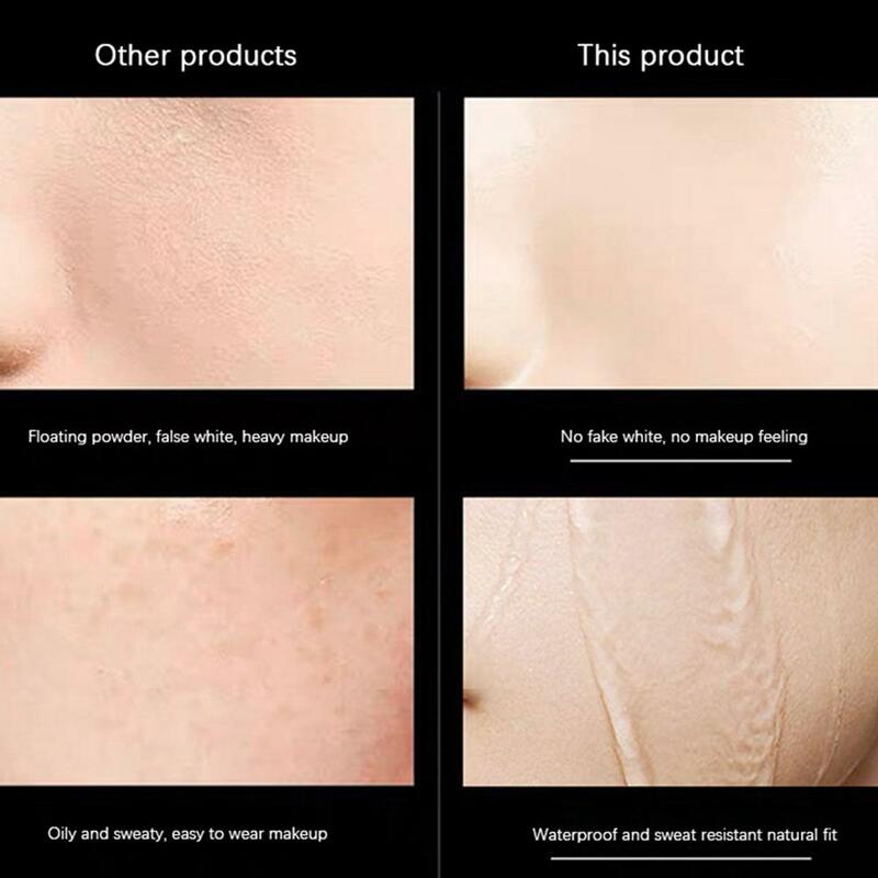 50g Natural Makeup Face Primer Cream For Men Concealer migliora Dullness Waterproof Sweatproof Brighten Skin Facial Cream