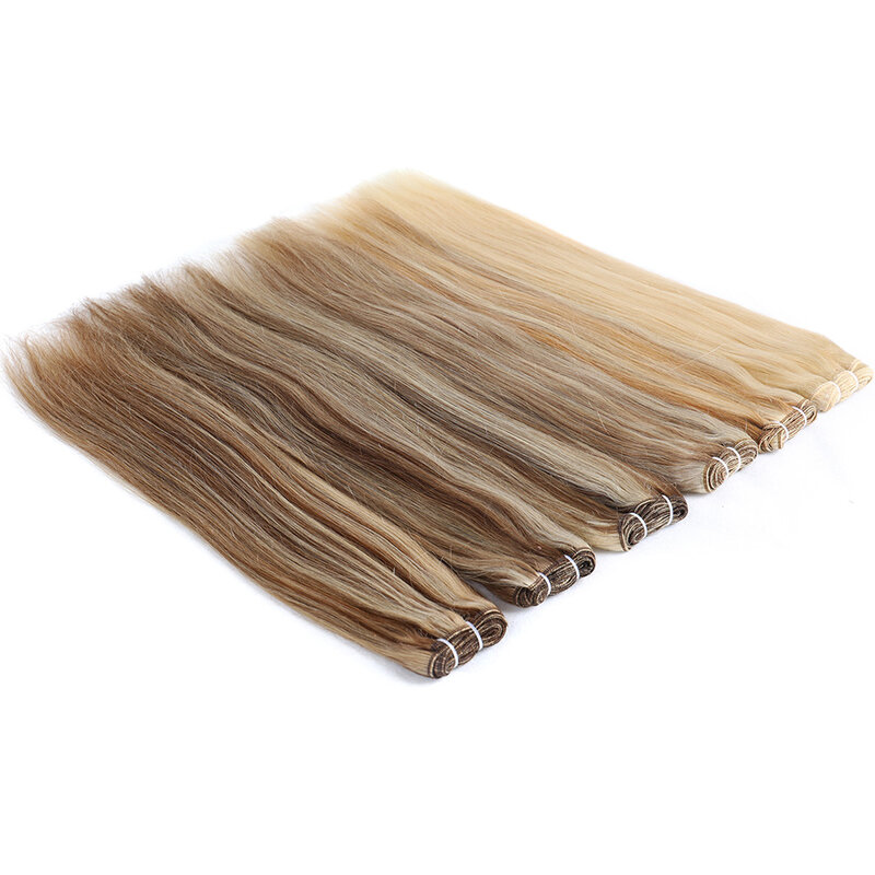 Прямые человеческие волосы BHF, пряди с эффектом омбре, медовый блонд, человеческие волосы Remy, бразильские коричневые волосы для наращивания, 30 дюймов