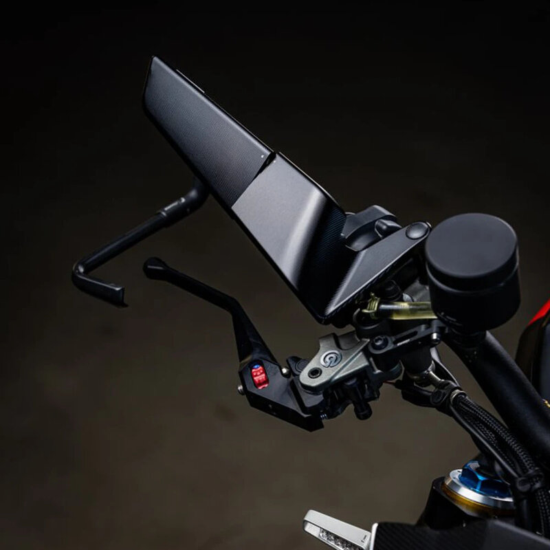 Новые мотоциклетные зеркала Stealth, регулируемые крылья заднего вида CNC из алюминия для Ducati Hypermotard950 2022-2023