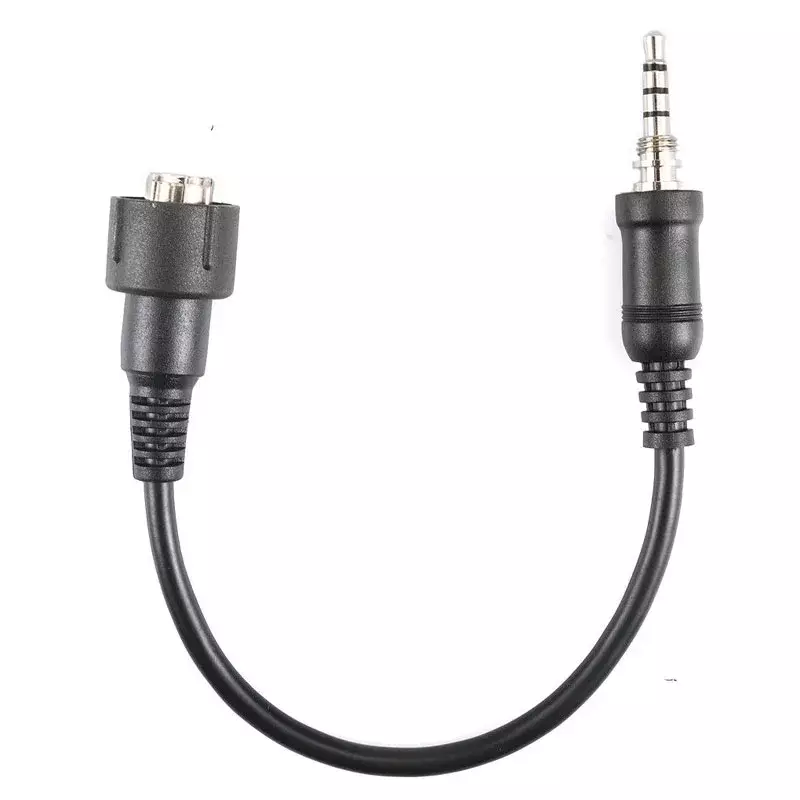 Mini Din Plug Connector Cable for YAESU Vertex VX-7R VX-6R VX-177 VX-170 Twoo Way Radio Headset